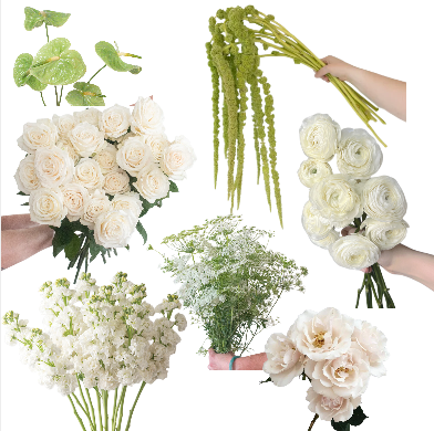 Soft Ivory DIY Flower Box