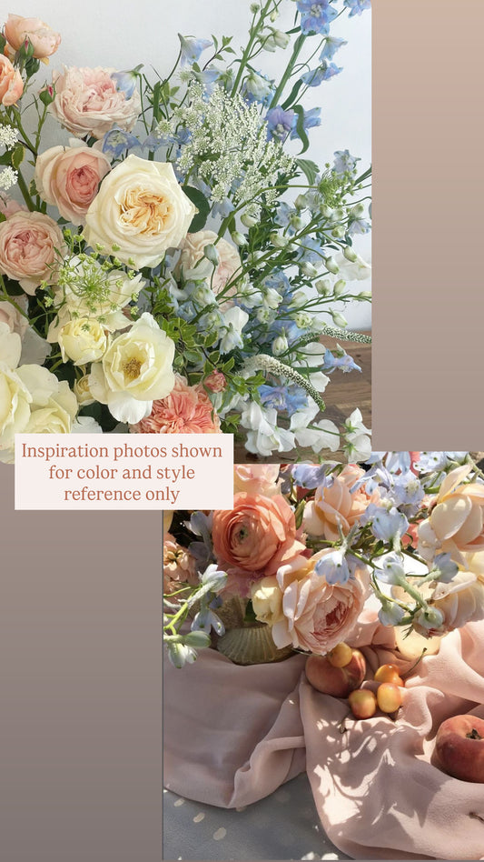 Peachy Blues DIY Flower Box